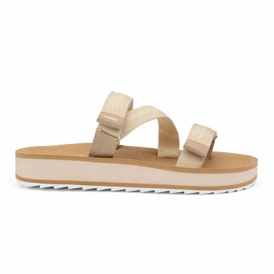 Footwear * | Cobian Womens Sandals Bethany Waimea Rise Cream