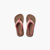 Footwear * | Reef Kids Sandals Girls Little Ahi Beach Raspberry (Ras)