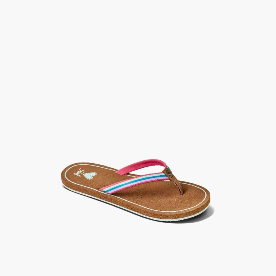 Footwear * | Reef Kids Sandals Girls Devy Multi