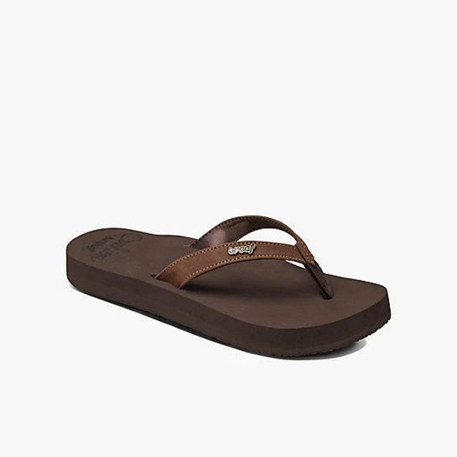 Footwear * | Reef Womens Sandals Cushion Luna Brown