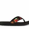 Footwear * | Sanuk Mens Sandals Tripper H2O Yeah Lx Black / Blanket (Bblnk)