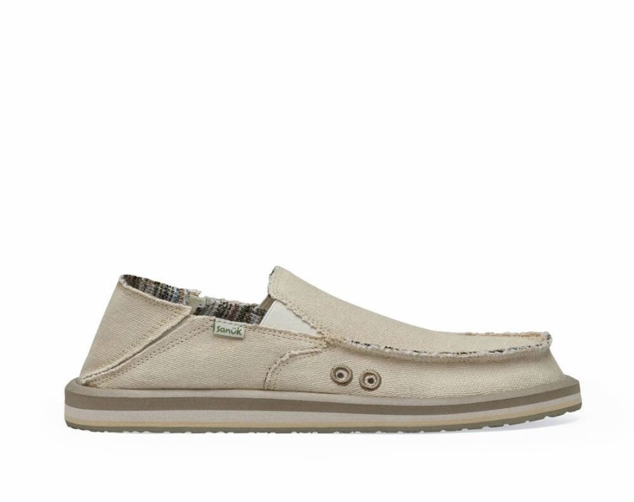 Footwear * | Sanuk Mens Shoes Vagabond St Hemp