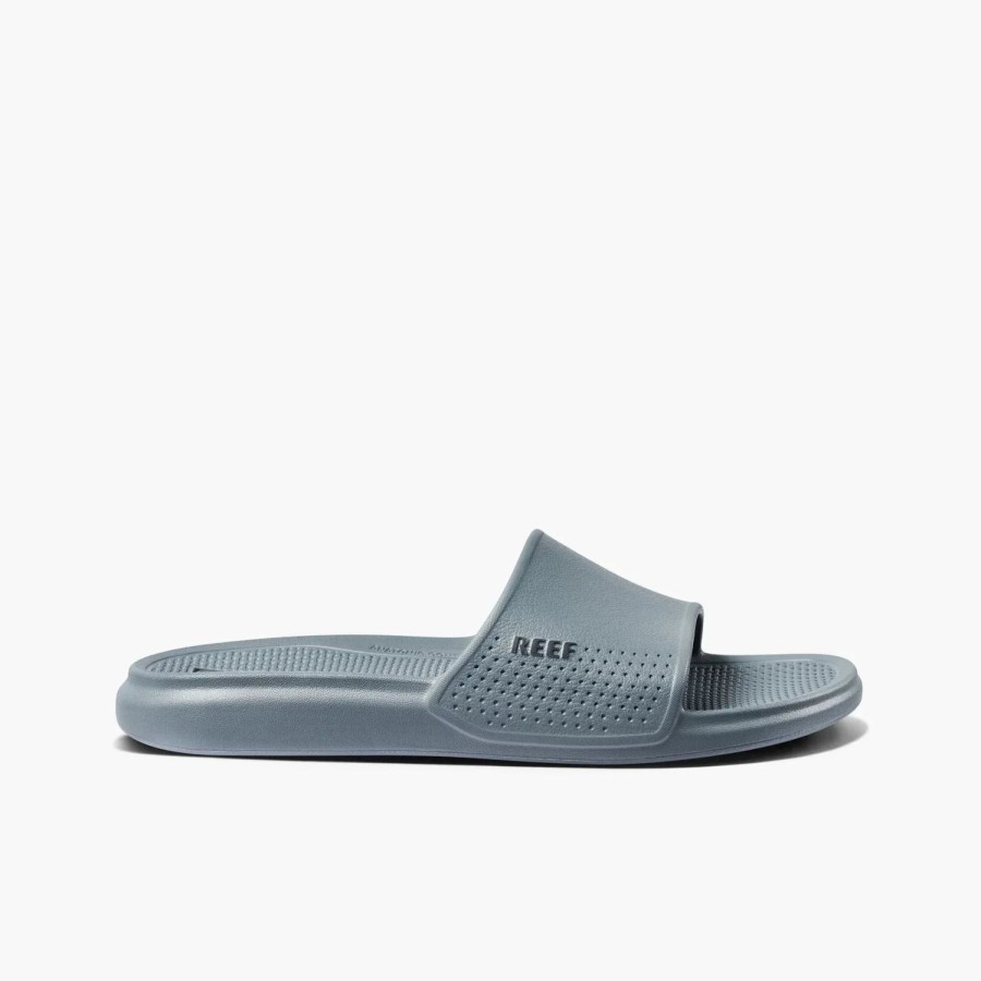 Footwear * | Reef Mens Sandals Oasis Slide Grey