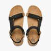 Footwear * | Reef Womens Sandals Cushion Rem Hi Black/Tan