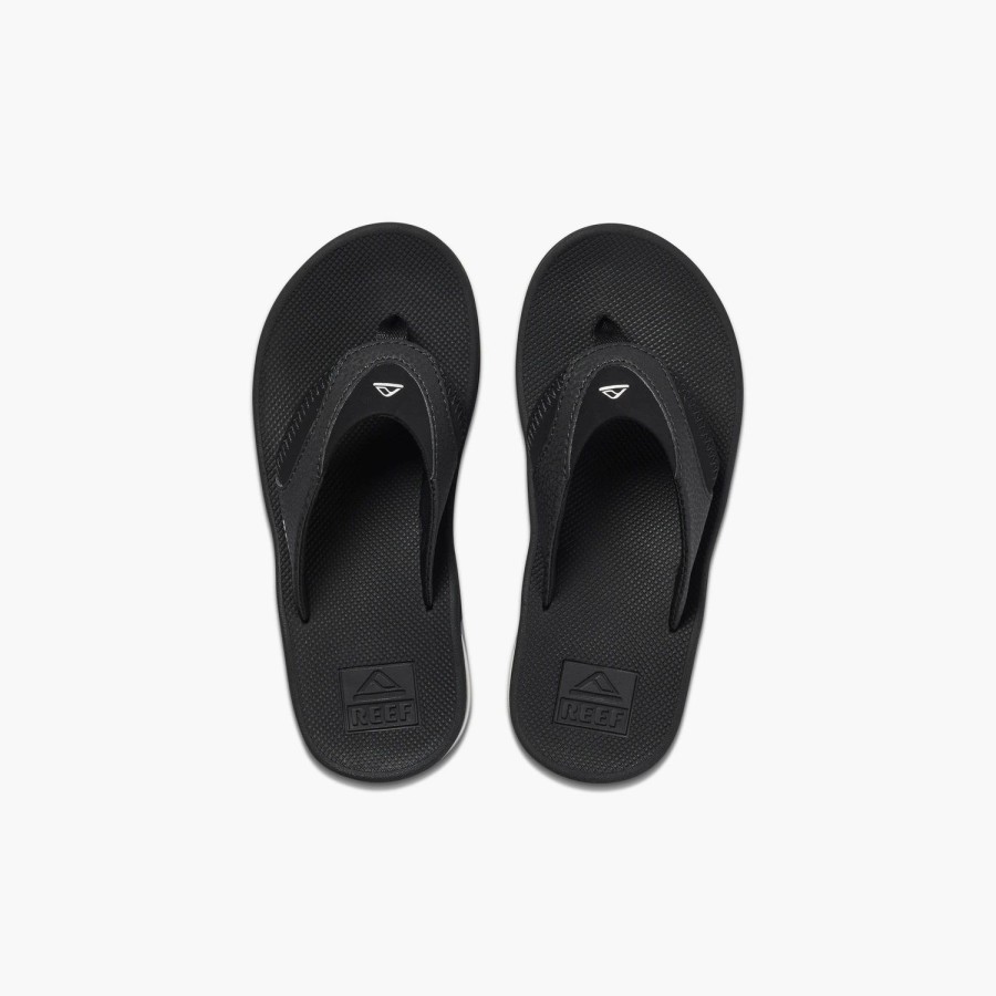 Footwear * | Reef Kids Sandals Fanning Black/Silver