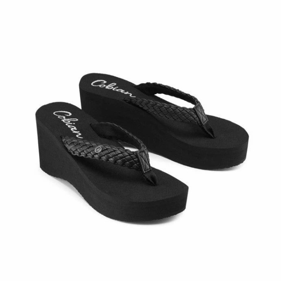 Footwear * | Cobian Womens Sandal Zoe Black (Blk)