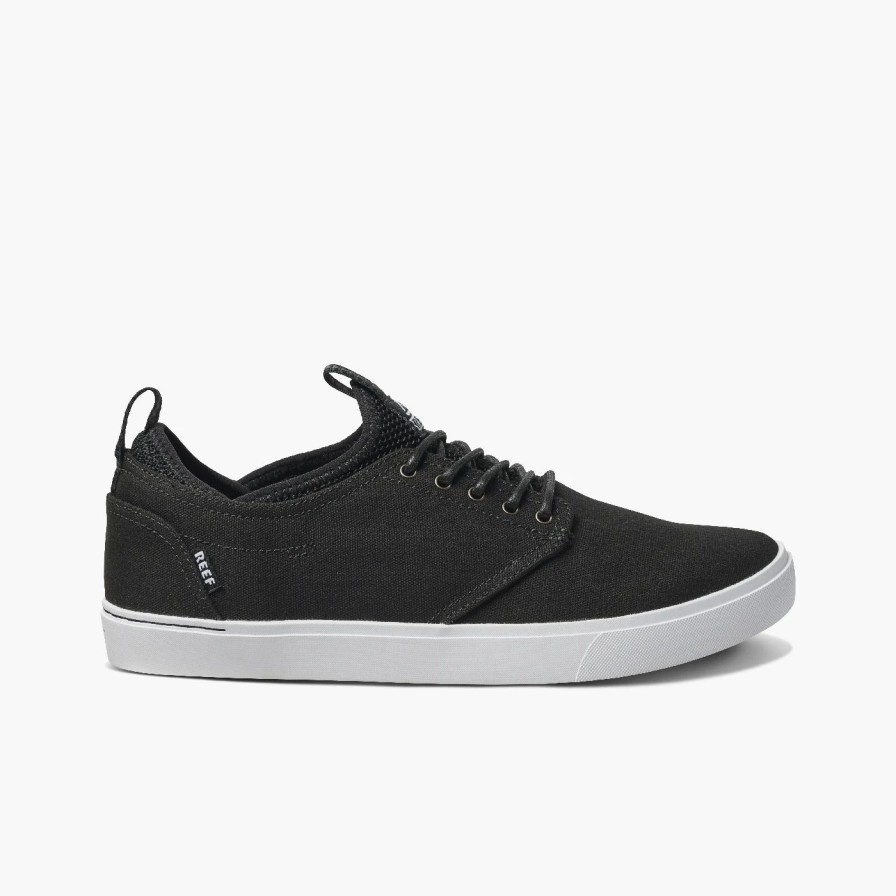 Footwear * | Reef Mens Shoes Discovery Black/ White (Blw)