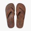 Footwear * | Reef Mens Sandals Draftsmen Leather Bronze Brown (Bzb)