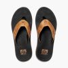 Footwear * | Reef Mens Sandals Santa Ana Le Black And Tan