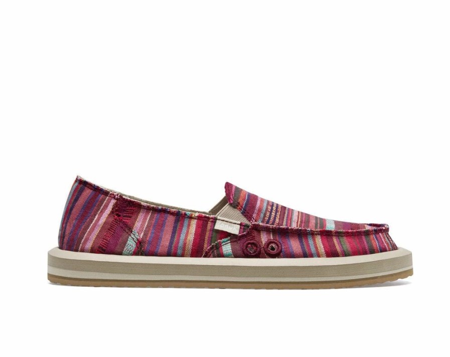 Footwear * | Sanuk Womens Shoes Donna St Boho Multi (Mult)