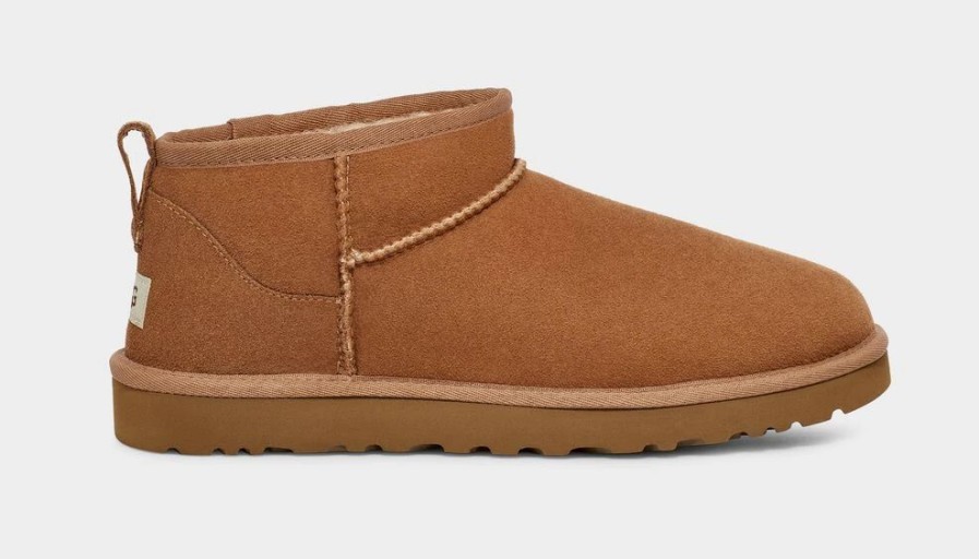 Footwear * | Ugg Mens Boot Ultra Mini Chestnut