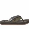 Footwear * | Sanuk Mens Sandals Big Swell St+ Dark Olive (Dol)