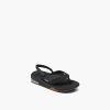 Footwear * | Reef Kids Sandals Little Fanning Black/Silver/Gry