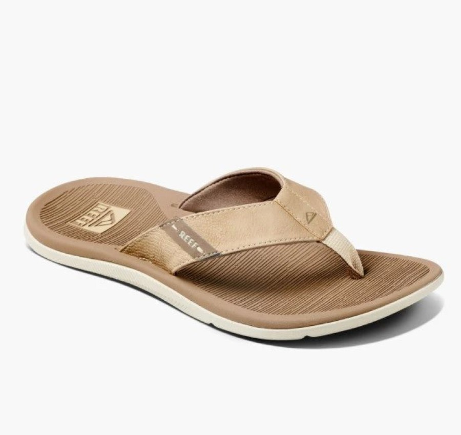 Footwear * | Reef Mens Sandals Santa Ana Tan