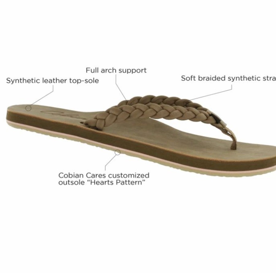 Footwear * | Cobian Womens Sandal Braided Pacifica