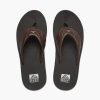 Footwear * | Reef Mens Sandals Leather Fanning Lux Espresso