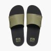 Footwear * | Reef Mens Sandals Fanning Slide Olive/Gum