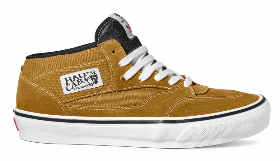 Footwear * | Vans Mens Shoes Reynolds Skate Half Cab '92 (Reynolds) Golden Brown (9Cs)