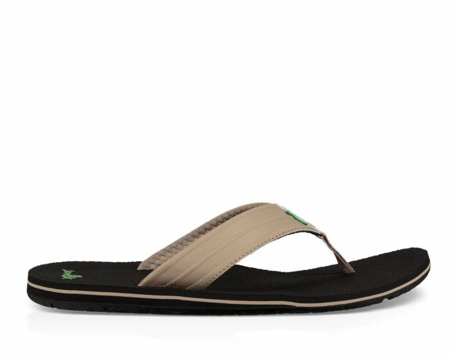 Footwear * | Sanuk Mens Sandals Land Shark Natural (Nat)