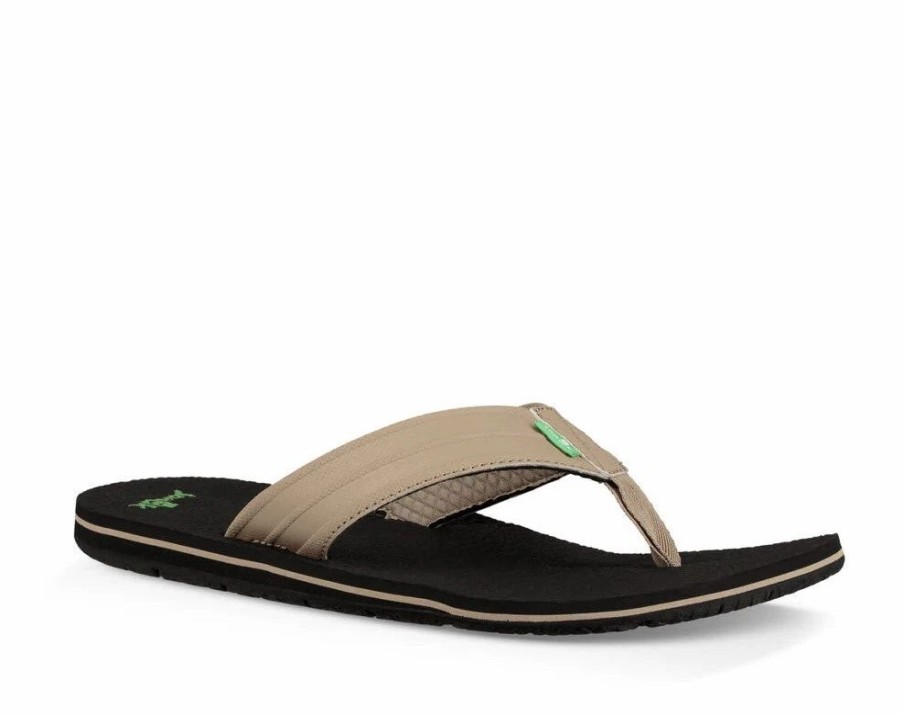 Footwear * | Sanuk Mens Sandals Land Shark Natural (Nat)