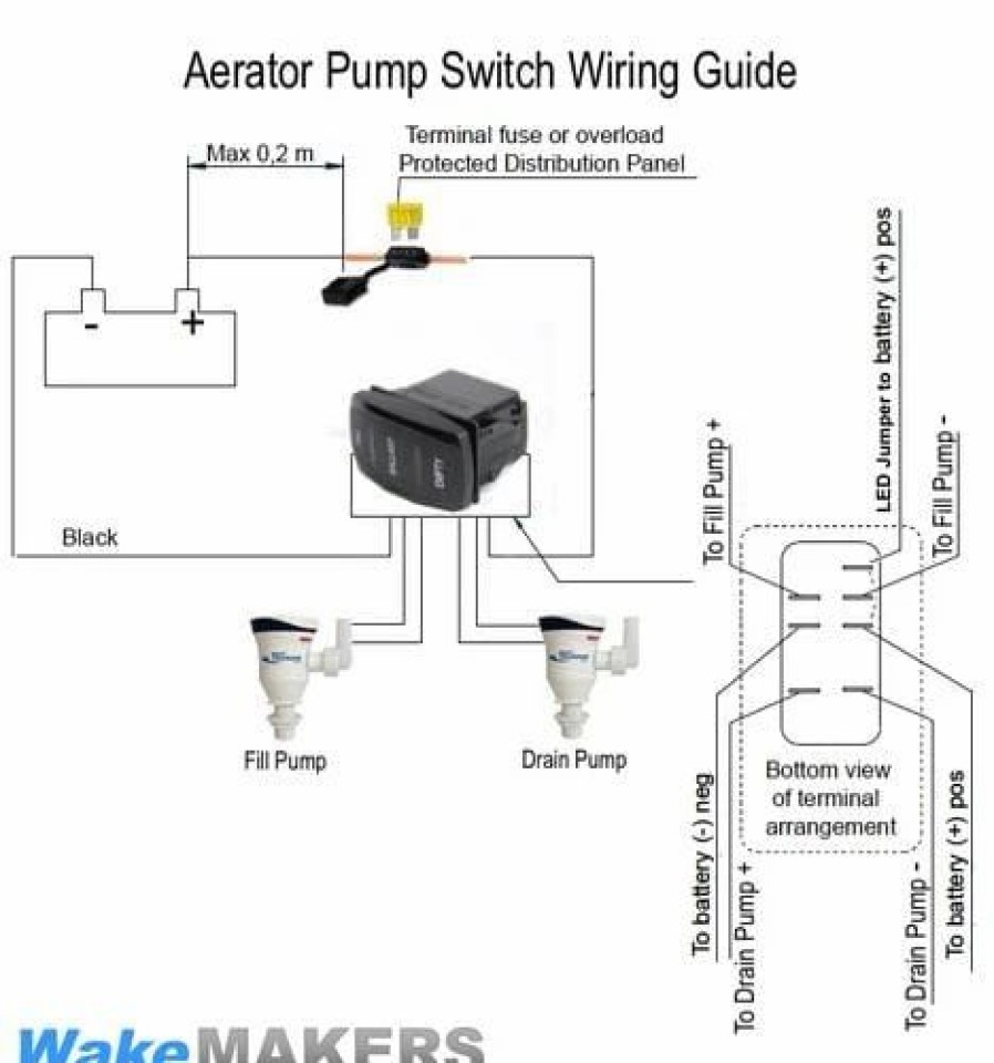 Wakeboard Ballast * | Wakemakers Complete Aerator Pump Ballast System