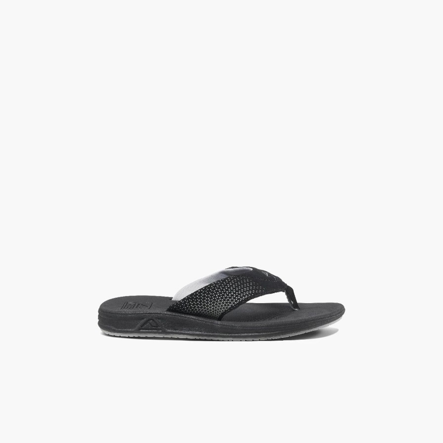 Footwear * | Reef Kids Sandals Kids Rover Black (Bla)