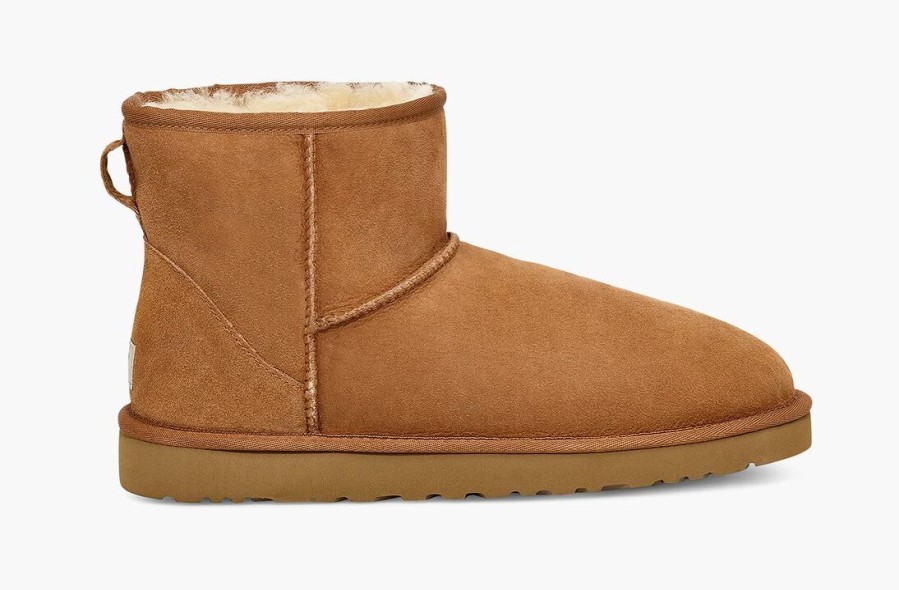 Footwear * | Ugg Mens Boot Classic Mini Chestnut