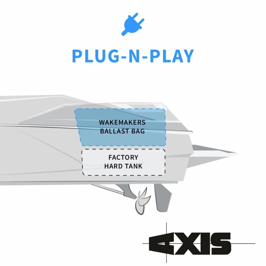 Wakeboard Ballast * | Wakemakers 2013 Axis T22 Rear W/Hi-Flo Plug And Play Rear Ballast Upgrade