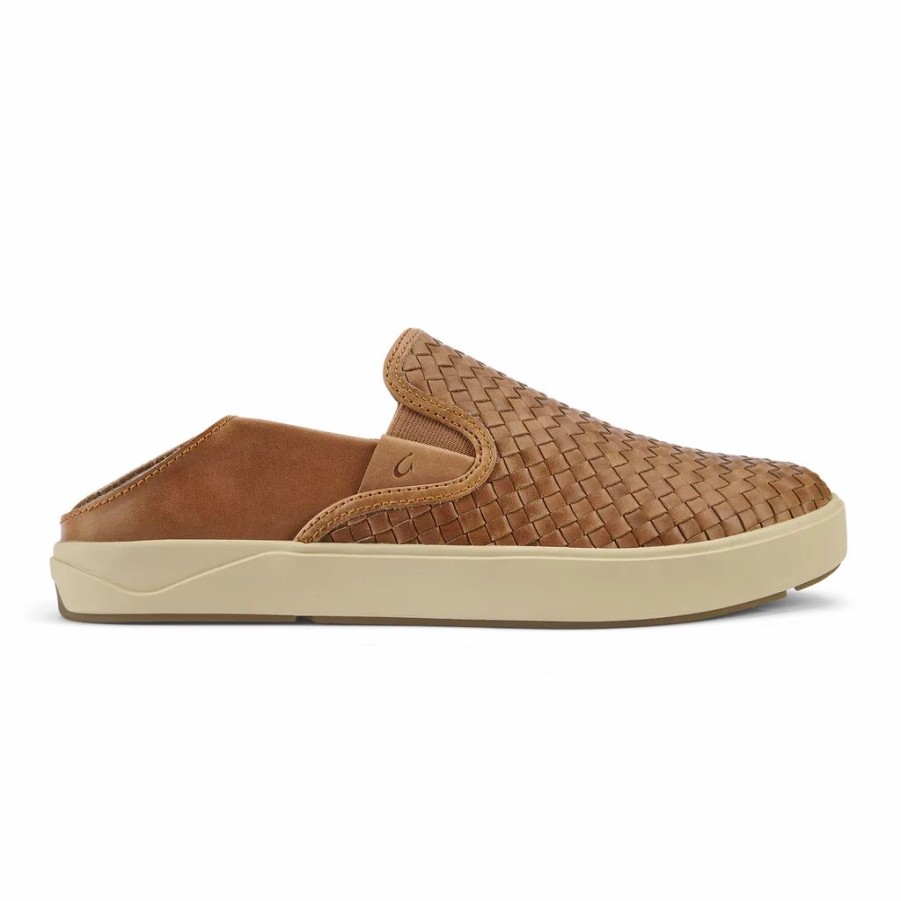 Footwear * | Olukai Mens Shoes Lae'Ahi Lauhala Fox (Fxfx)