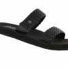 Footwear * | Cobian Womens Sandals Braided Bounce Slide Black (Blk)