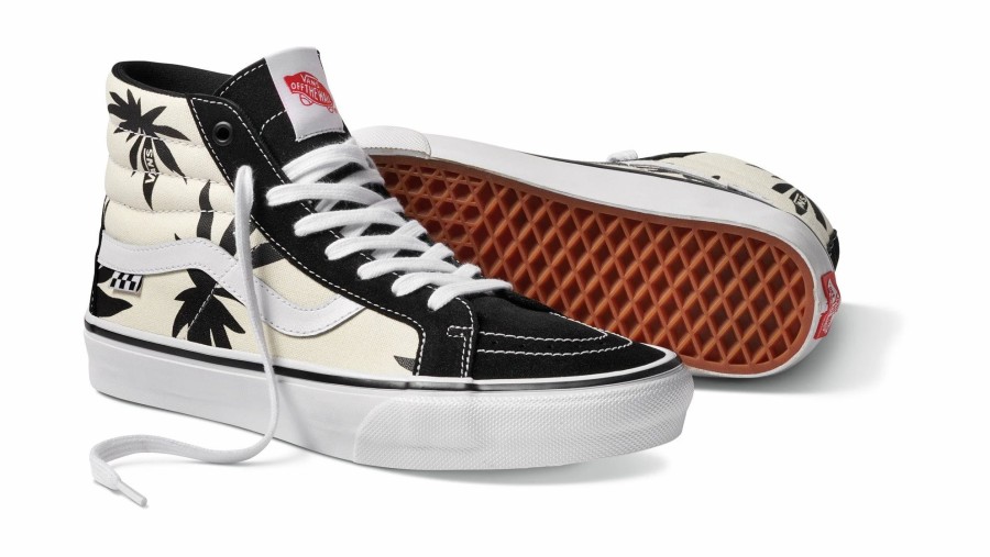 Footwear * | Vans Mens Shoes Sk8-Hi Reissue Grosso '88 Black/ Palms (431)