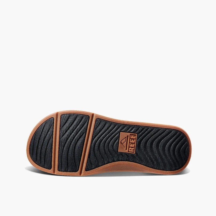 Footwear * | Reef Mens Sandals Ortho Seas Black