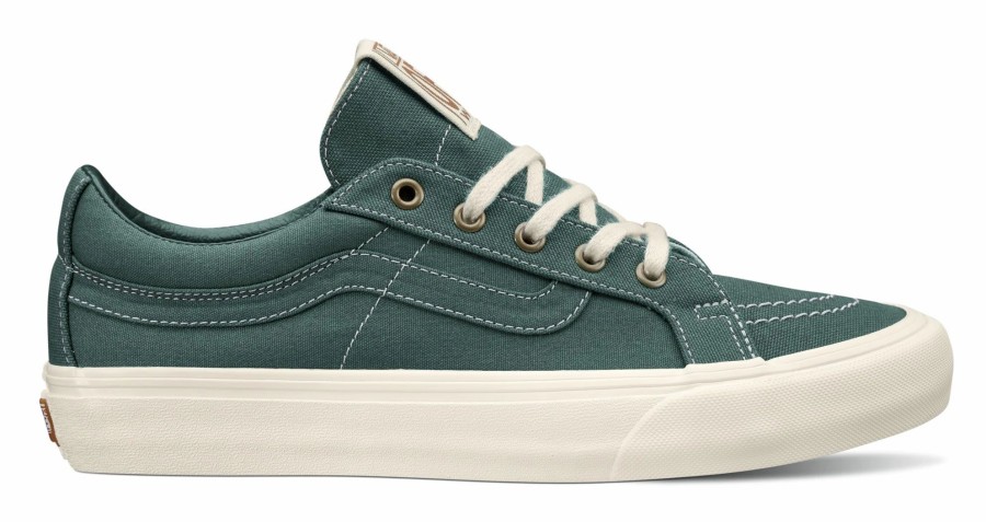 Footwear * | Vans Mens Shoes Eco Theory Sk8-Low Reissue Sf Jungle Green/Marshmallow (A5K)