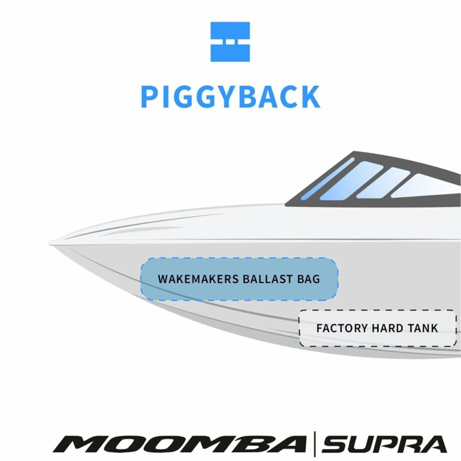 Wakeboard Ballast * | Wakemakers 2019+ Moomba Makai Piggyback Front Factory Ballast Upgrade