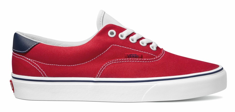 Footwear * | Vans Mens Shoe Era 59 Red/ True White (4Ck)