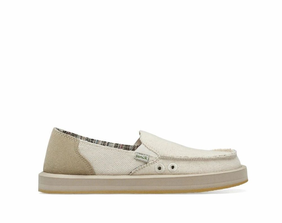 Footwear * | Sanuk Womens Shoes Donna St Natural (Nat)