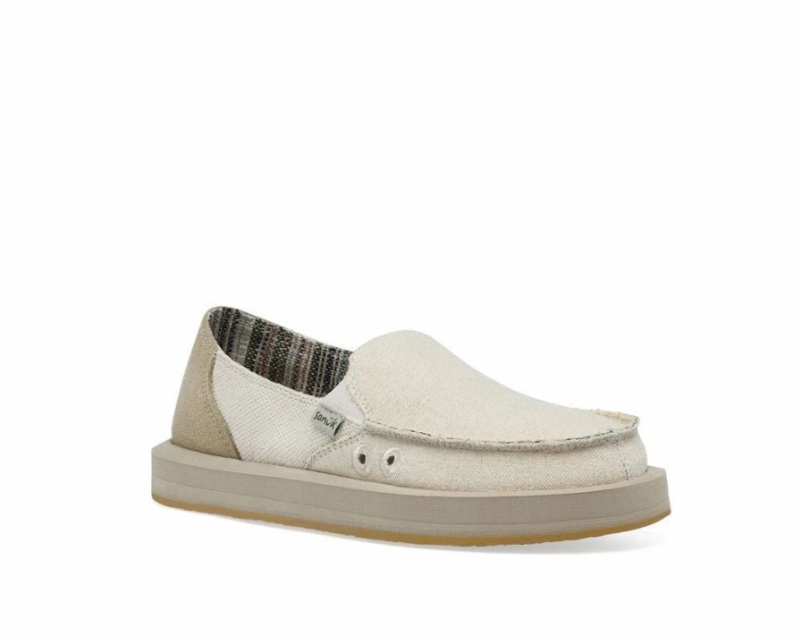 Footwear * | Sanuk Womens Shoes Donna St Natural (Nat)