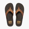 Footwear * | Reef Mens Sandals Reef Twinpin Brown