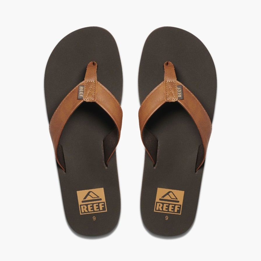 Footwear * | Reef Mens Sandals Reef Twinpin Brown