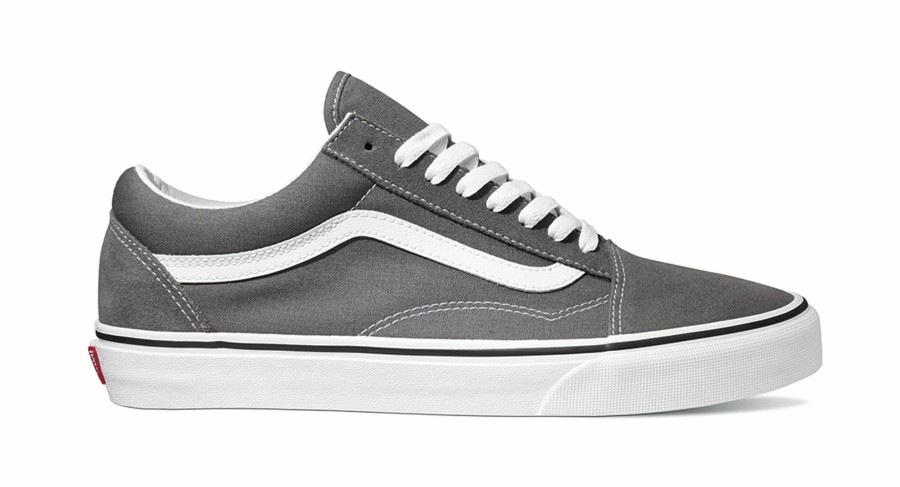 Footwear * | Vans Mens Shoes Old Skool Pewter/True White (195)