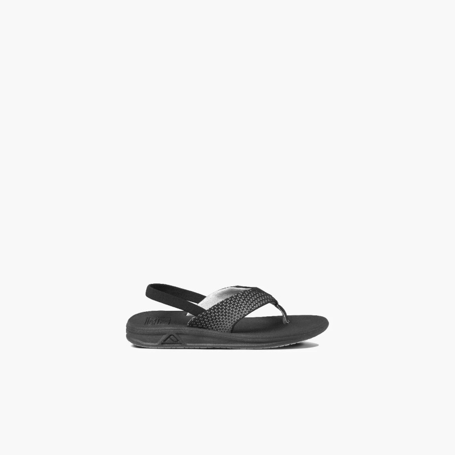 Footwear * | Reef Kids Sandals Little Rover Black (Bla)