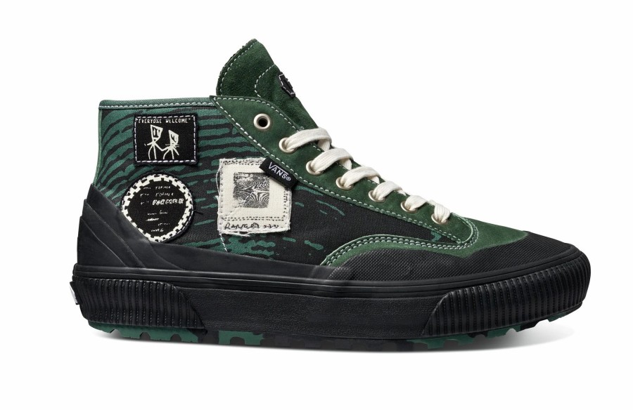 Footwear * | Vans Mens Shoes Vans X Former Destruct Mid Mte-1 Green (Grn)