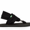 Footwear * | Sanuk Womens Sandals Yoga Sling 2 Black (Blk)