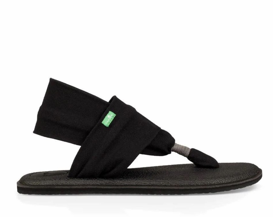 Footwear * | Sanuk Womens Sandals Yoga Sling 2 Black (Blk)