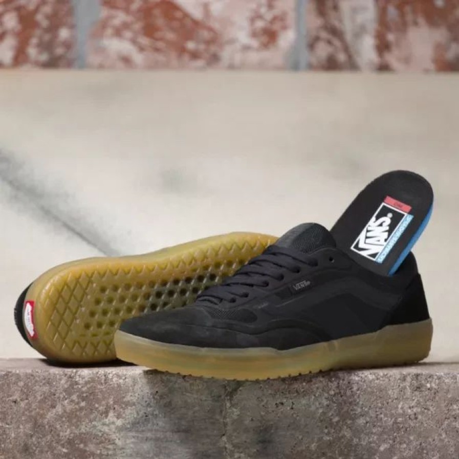 Footwear * | Vans Shoes Ave Pro Black/Gum (B9M)