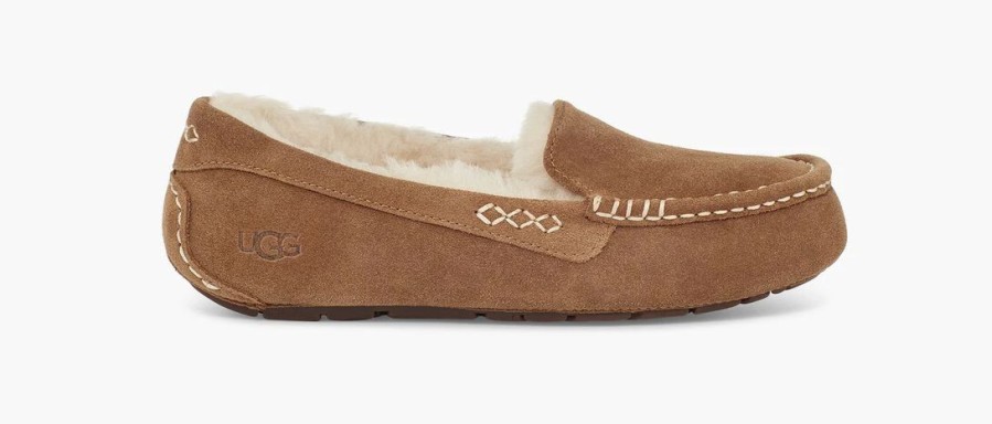 Footwear * | Ugg Womens Slipper Ansley Chestnut