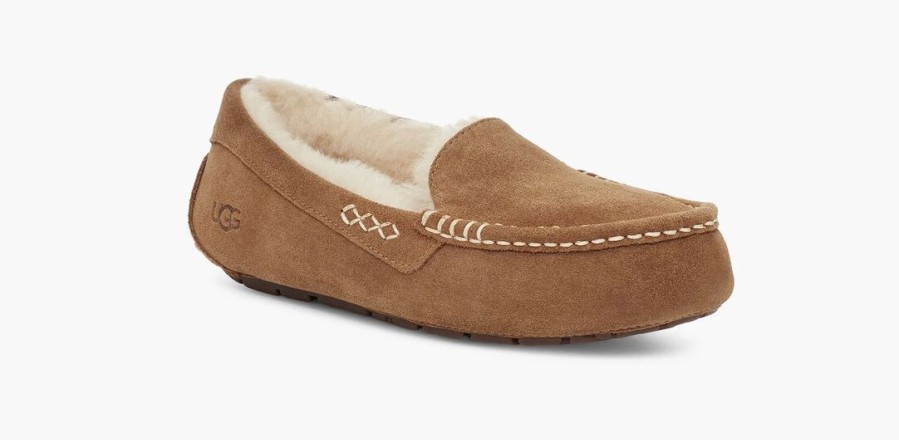 Footwear * | Ugg Womens Slipper Ansley Chestnut