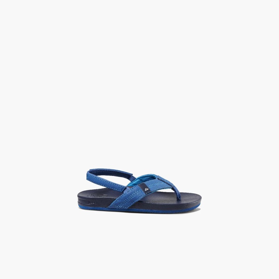 Footwear * | Reef Kids Sandals Little Cushion Phantom Bounce Navy (Nav)