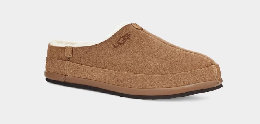 Footwear * | Ugg Mens Slipper Parkdale Clog Chestnut (Che)